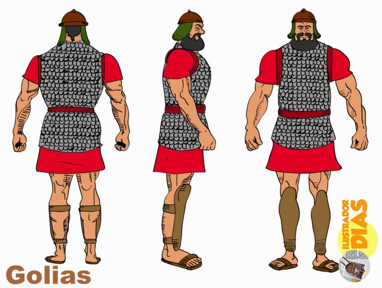 Davi e Golias - Ilustração - Ilustrador