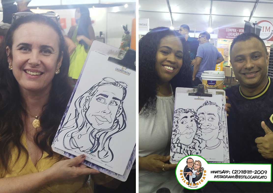 Feira + Forte: Caricatura ao vivo em Feira