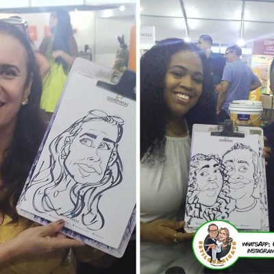 Feira + Forte: Caricatura ao vivo em Feira