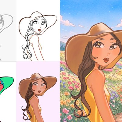 Ilustração estilo mangá