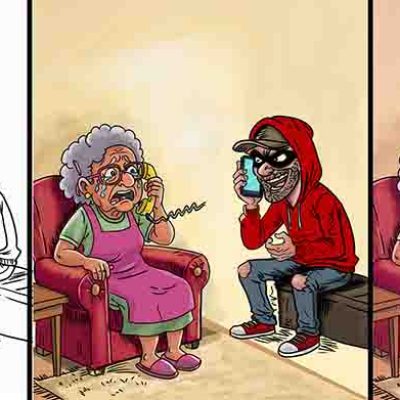 Ilustração para o Jornal Massaguaçu